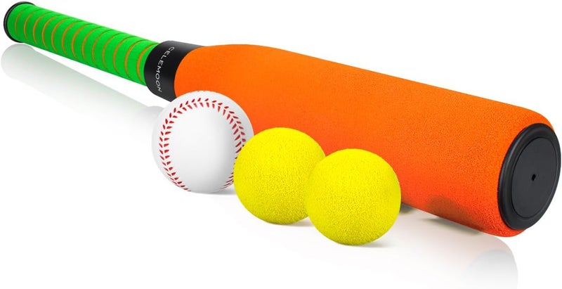 CELEMOON 22" Soft Kids Foam Baseball Bat Toys with Balls Gift for Children Toddlers Boys Girls Age 3-5-8 Outdoor Indoor Sport T Ball Game Playing - Image 3